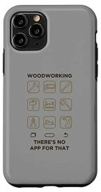 iPhone 11 Pro Woodworker Traditional Craftsman "No App" グラフィック スマホケース