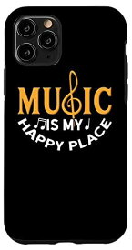 iPhone 11 Pro Music Makes Happy Funny Music Teacher Place 学生レッスン スマホケース