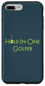 iPhone 7 Plus/8 Plus ホールインワンゴルファー グラフィックデザイン ホールインワンゴルフ記念品 Hole In One Golfer スマホケース