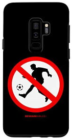 Galaxy S9+ 禁断のフットボール 面白いサイン サッカーゲーム スマホケース