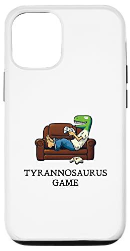 iPhone 12 12 Pro ティラノサウルス ゲーマー 面白い 恐竜 ゲーム ティラノサウルス スマホケース