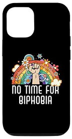 iPhone 12/12 Pro No Time for Biphobia バイセクシャルプライド バイセクシュアリティ LGBTQ スマホケース