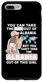 iPhone 7 Plus/8 Plus アルバニア出身のクールな少女 - 誇り高きアルバニアガール スマホケース