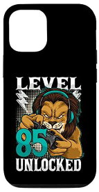 iPhone 12/12 Pro 85th Birthday Gaming Lion Level 85 SIMフリー ゲーマー スマホケース