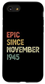 iPhone SE (2020) / 7 / 8 1945年11月以来、77歳の男性女性叙事詩。 スマホケース