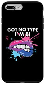 iPhone 7 Plus/8 Plus Got No Type I'm Bi Bisexual Rainbow Pride バイセクシャリティ LGBTQ スマホケース