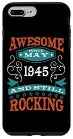 iPhone 7 Plus/8 Plus 1945年5月から素晴らしい誕生日と記念日。 スマホケース