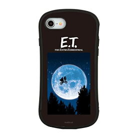 グルマンディーズ E.T. iPhoneSE(第2世代)/8/7/6s/6 (4.7インチ) 対応 ハイブリッドガラスケース ロゴ ET-01A
