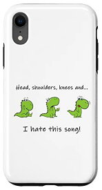 iPhone XR Head|%%%| Shoulders|%%%| Knees|%%%| and Toes Fail: T-Rex Dinosaur Humor スマホケース
