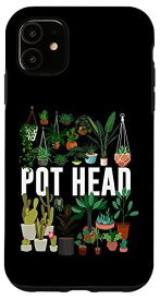 iPhone 11 鉢植え 鉢 頭 サボテン 多肉植物 スマホケース