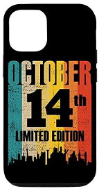 iPhone 12/12 Pro 誕生日 10 月 14 日 レトロ ヴィンテージ スマホケース