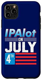 iPhone 11 Pro Max 7月4日 面白い IPA ビール愛好家 飲むギャグ かわいい スマホケース