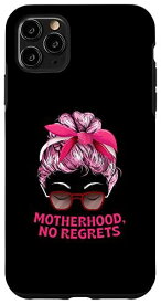 iPhone 11 Pro Max Motherhood No Regret 母の日 モチベーションを高める引用 スマホケース