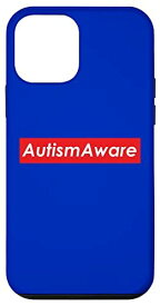 iPhone 12 mini I'm Autism Aware - 自閉症 MOMS用レッドボックス ホワイトロゴギア スマホケース