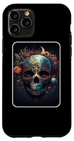 iPhone 11 Pro Dia De Muertos Mother Earth Dead レディース フローラル シュガースカル スマホケース