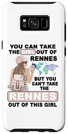 Galaxy S8+ Proud Rennes Girl - Rennes Cityのクールな少女 スマホケース