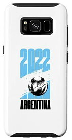 Galaxy S8 アルゼンチン 2022 フットボール サッカー グラフィック La Albiceleste スマホケース