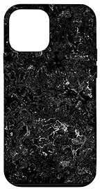 iPhone 12 mini 黒インクの渦巻き - Black Ink Swirls スマホケース