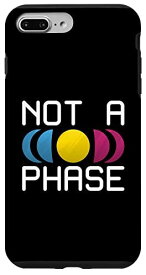 iPhone 7 Plus/8 Plus Not A Phase パンセクシャルフラッグ 月 LGBTQ 宇宙 ゲイプライド 同盟 スマホケース