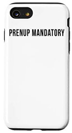 iPhone SE (2020) / 7 / 8 Prenup 必須独身結婚婚約離婚面白いギャグ スマホケース
