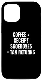 iPhone 12/12 Pro Coffee Taxes Accountant Accounting CPA 簿記係 面白い かわいい スマホケース