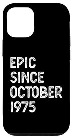 iPhone 12/12 Pro 1975年10月から47歳の誕生日 男性 女性 エピック スマホケース