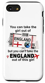 iPhone SE (2020) / 7 / 8 イングランドガール-イングランド搭乗券-イングランド スマホケース
