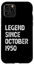 iPhone 11 Pro Legend Since 1950年10月 72歳の誕生日 男性 女性 スマホケース