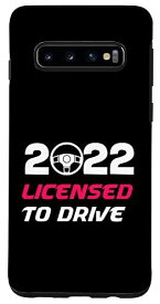 Galaxy S10 2022年ドライブにライセンスを得たFunny New Driver スマホケース