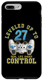 iPhone 7 Plus/8 Plus 誕生日ゲームコントローラー 27歳の子供と大人 スマホケース