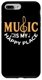 iPhone 7 Plus/8 Plus Music Makes Happy Funny Music Teacher Place 学生レッスン スマホケース
