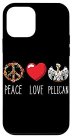 iPhone 12 mini Pelican Lover Love Peace Animal ペリカンバード トロピカルバード スマホケース