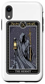 iPhone XR Hermit Tarot カードグラフィックTシャツ ユニセックス レディース メンズ スマホケース