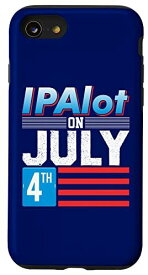 iPhone SE (2020) / 7 / 8 7月4日 面白い IPA ビール愛好家 飲むギャグ かわいい スマホケース
