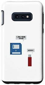 Galaxy S10e フロッピーディスク: I Am Your Father. USBフラッシュメモリ: No Funny スマホケース