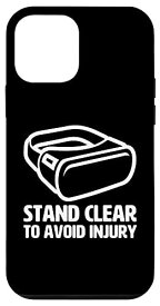 iPhone 12 mini 怪我を避けるためのスタンド クリア 面白いバーチャルリアリティ VRヘッドセット スマホケース
