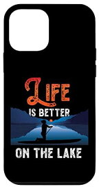 iPhone 12 mini SUP パドルボード Life Is Better On The Lake Girl スマホケース