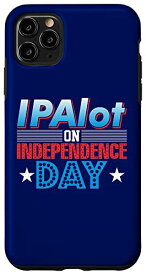 iPhone 11 Pro Max 7月4日 IPA ビール 愛国心 USA ギャグ キュート スマホケース