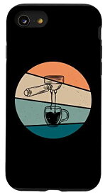 iPhone SE (2020) / 7 / 8 レトロポルタフィルターモチーフ コーヒー愛好家やバリスタに スマホケース