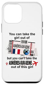 iPhone 12 mini Asni?res-sur-Seine Girl - Asni?res-sur-Seine 搭乗券 スマホケース