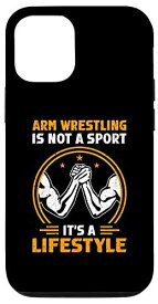 iPhone 12/12 Pro アームレスリングはスポーツではない ライフスタイルのアームレスリング スマホケース