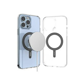 AAUXX(オークス) iRing Magnetic Case マグセーフ対応 iPhone14 Pro Max クリアケース 強力磁石 スマホリング iRingMag/iRing PocketMag対応