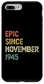 iPhone 7 Plus/8 Plus 1945年11月以来、77歳の男性女性叙事詩。 スマホケース
