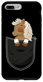 iPhone 7 Plus/8 Plus Haflinger Bag Horses Riding Love Girl レディースライダー スマホケース