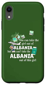 iPhone XR アルバニアの女の子-アルバニアの愛国心が強い女の子 スマホケース