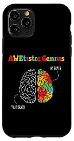iPhone 11 Pro 天才脳 カラフル 自閉症啓発 提唱 スマホケース