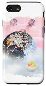iPhone SE (2020) / 7 / 8 ディスコボール お風呂 入浴 スマホケース