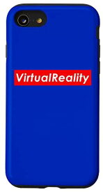 iPhone SE (2020) / 7 / 8 バーチャルリアリティ レッドボックス ロゴ VR ゲームギア バーチャルリアリティ スマホケース