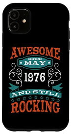 iPhone 11 1976年5月から素晴らしい誕生日と記念日。 スマホケース