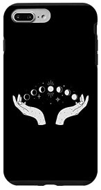 iPhone 7 Plus/8 Plus マジックオカルト月相 天体の手 スマホケース